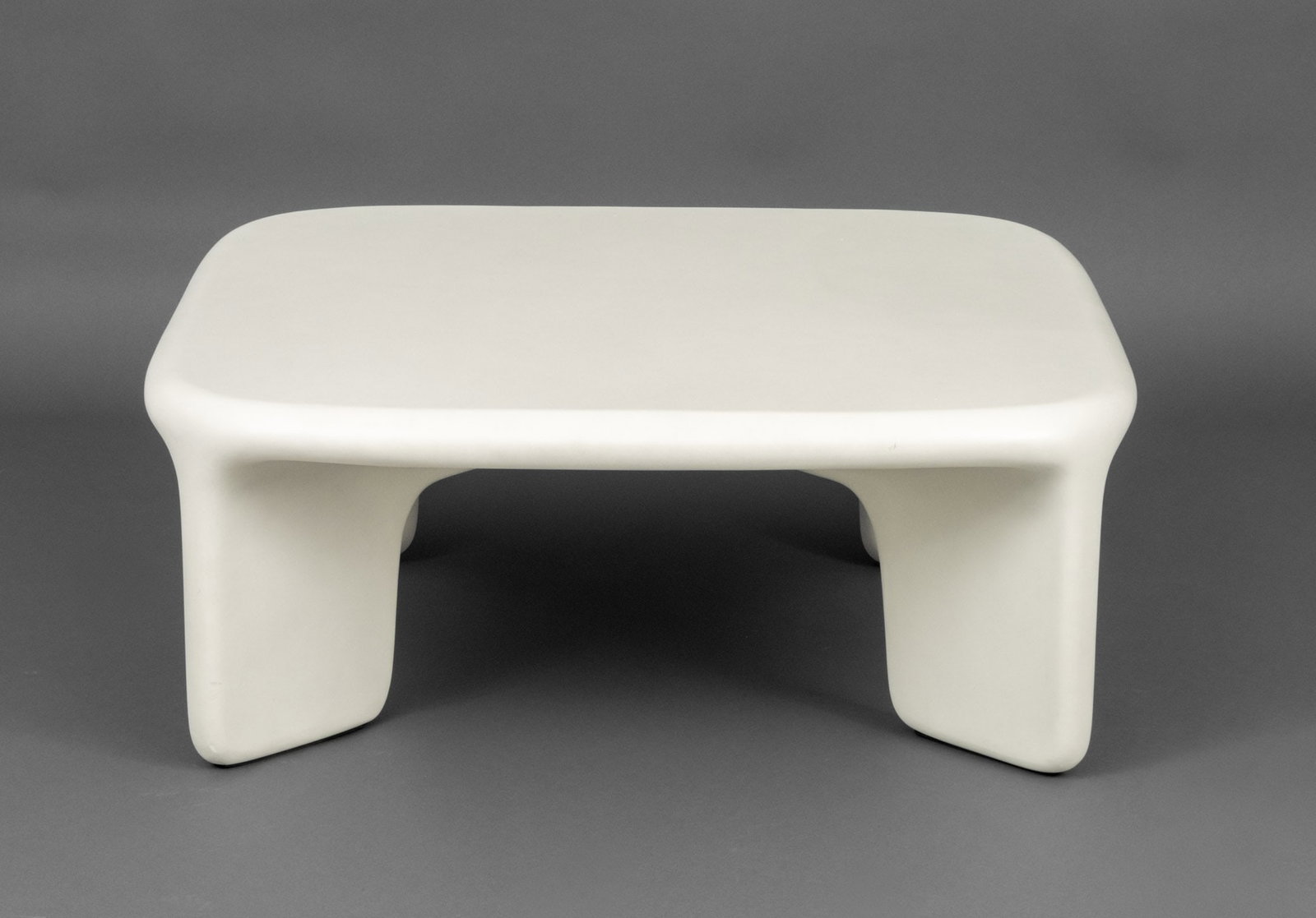 Four Hands "Dante" White Concrete Coffee Table - 2