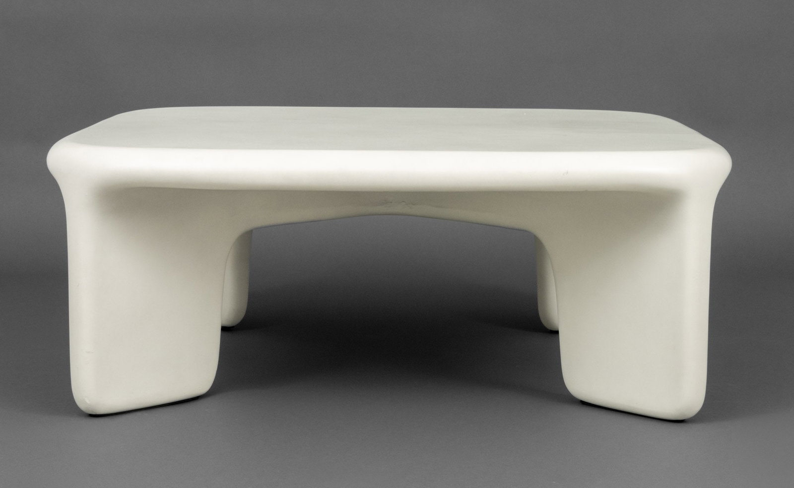 Four Hands "Dante" White Concrete Coffee Table - 4