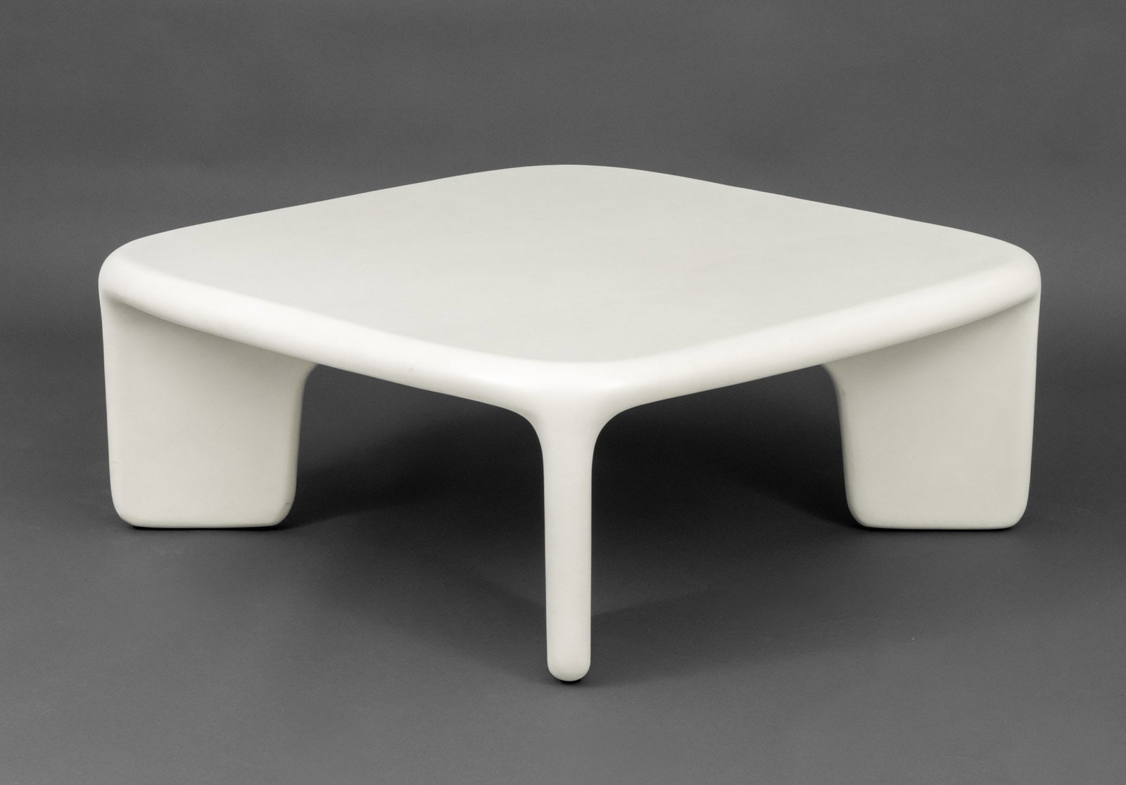 Four Hands "Dante" White Concrete Coffee Table - 6