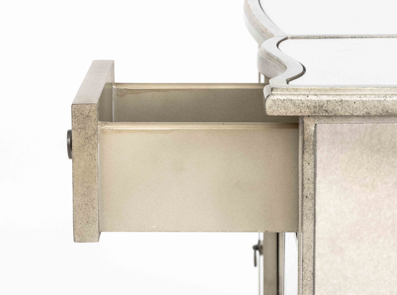 Hollywood Regency Style Mirrored Vanity Table - 10