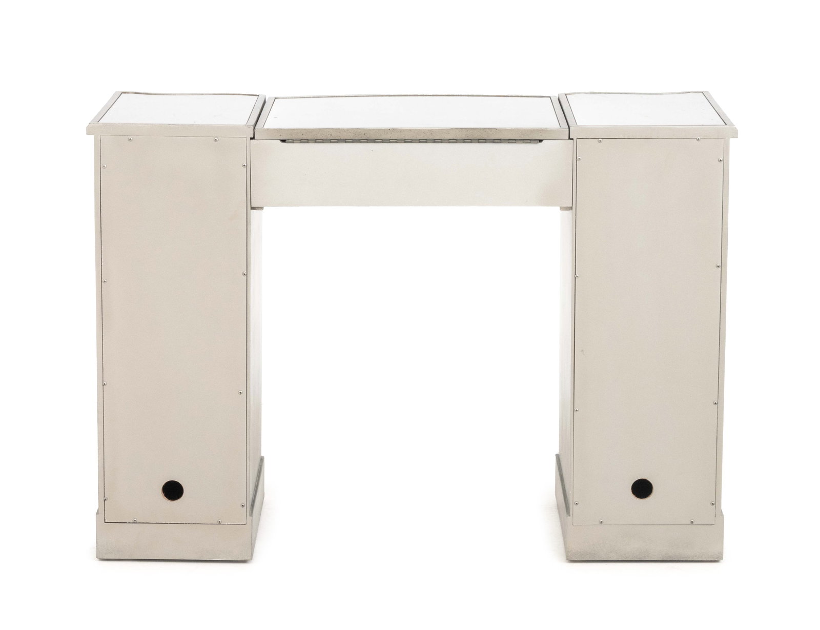 Hollywood Regency Style Mirrored Vanity Table - 12