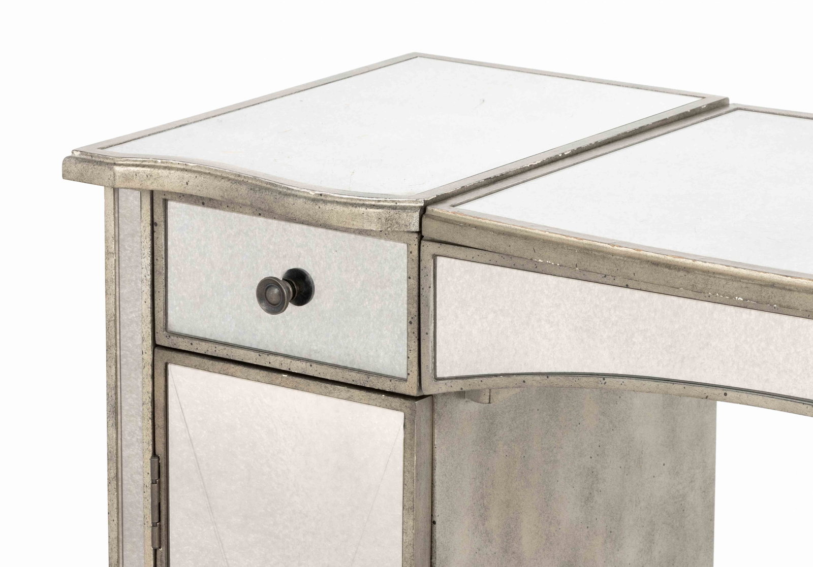 Hollywood Regency Style Mirrored Vanity Table - 5