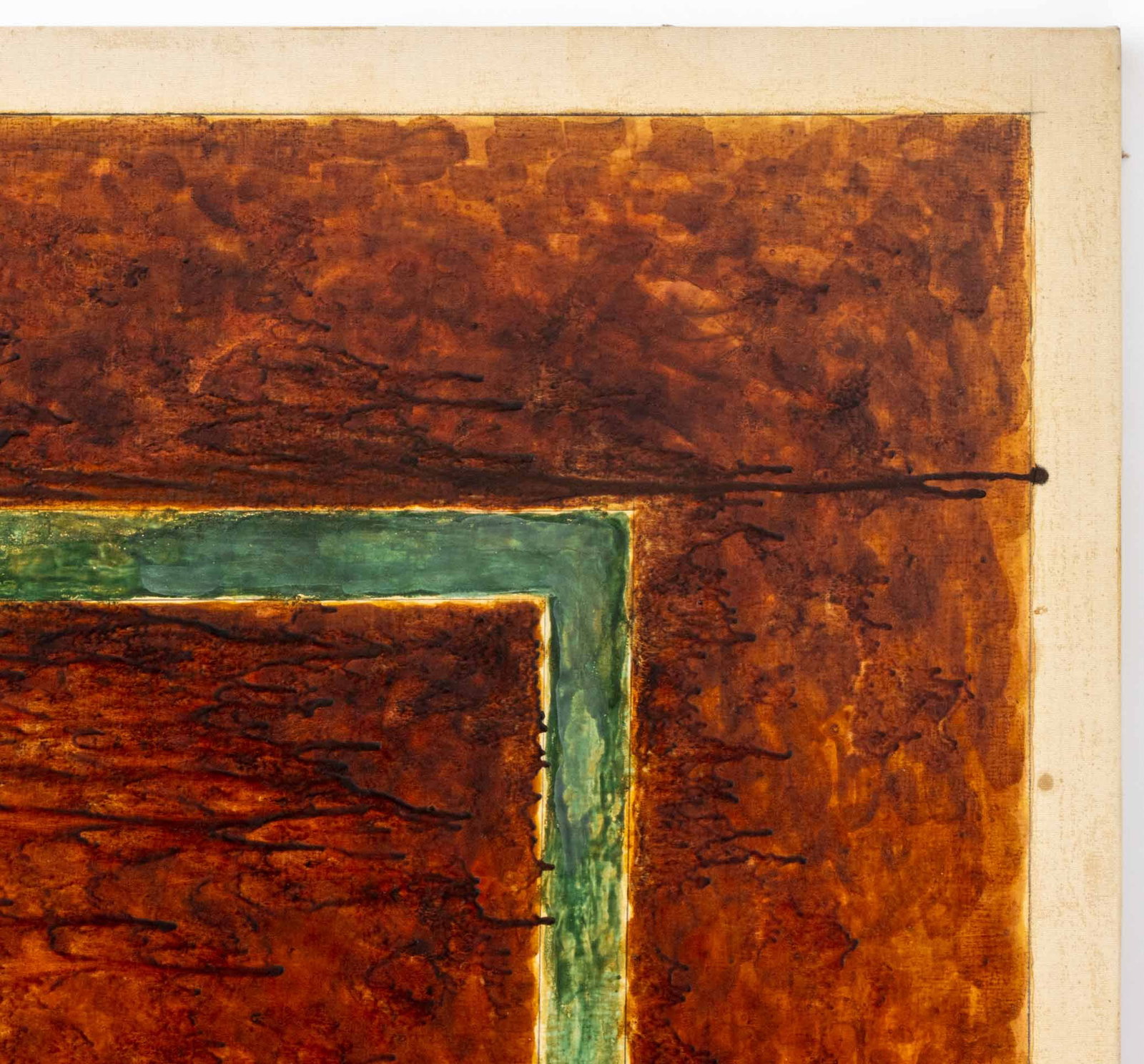 Joseph Gardella Green Rectangle Mixed Media - 5