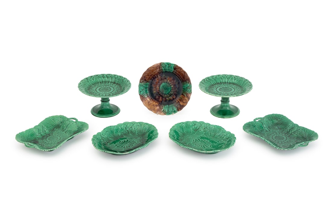 Wedgwood Sunflower Majolica Tableware, 7 Pcs. (1 of 14)