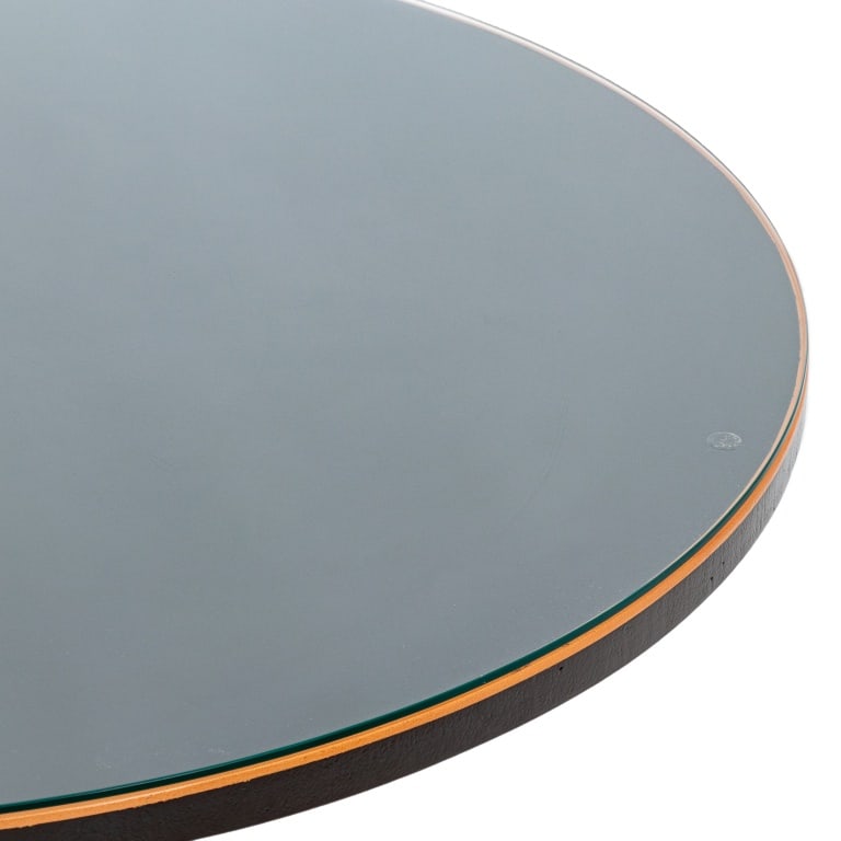 Modern Circular Glass Top Dining Table - 5
