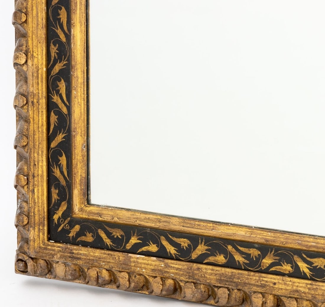 Italian Ebonized and Giltwood Rectangular Mirror - 3