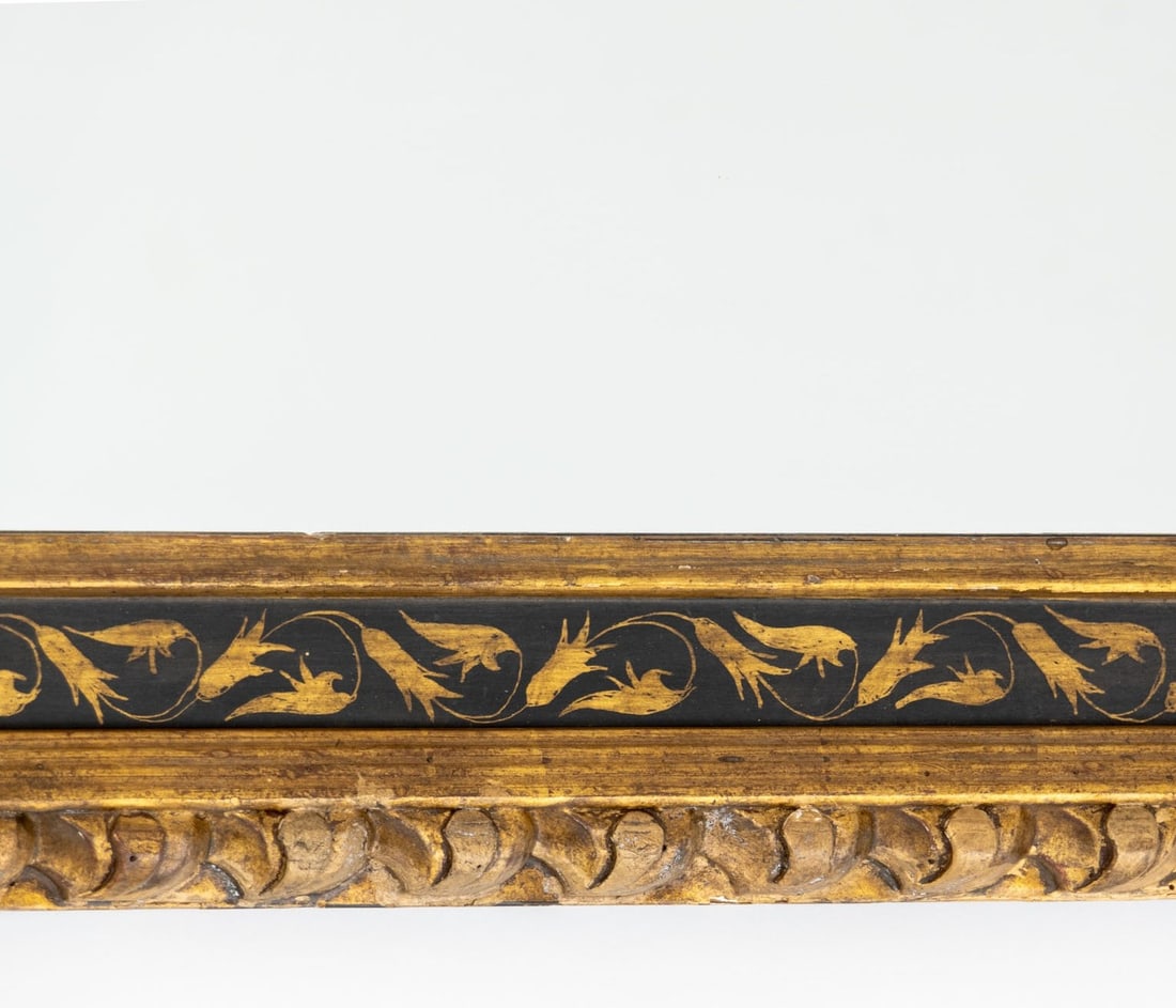 Italian Ebonized and Giltwood Rectangular Mirror - 4