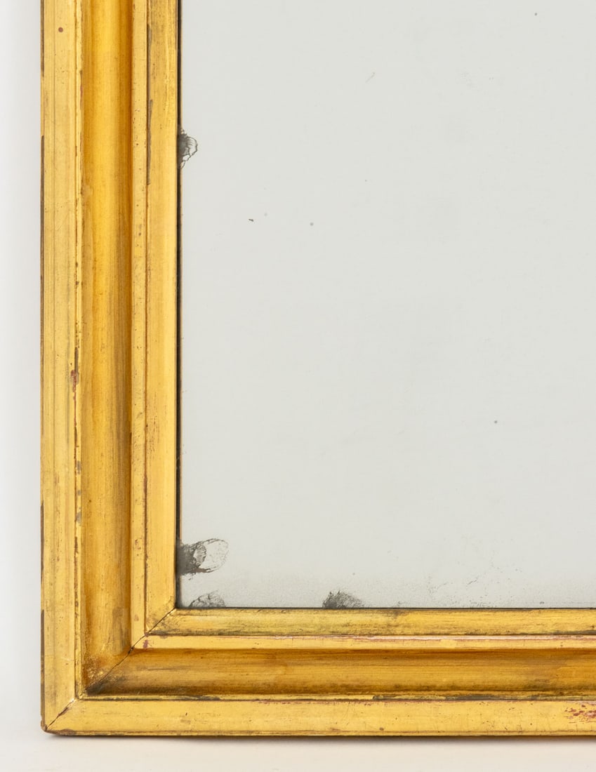 Rectangular Giltwood Framed Mirror - 5