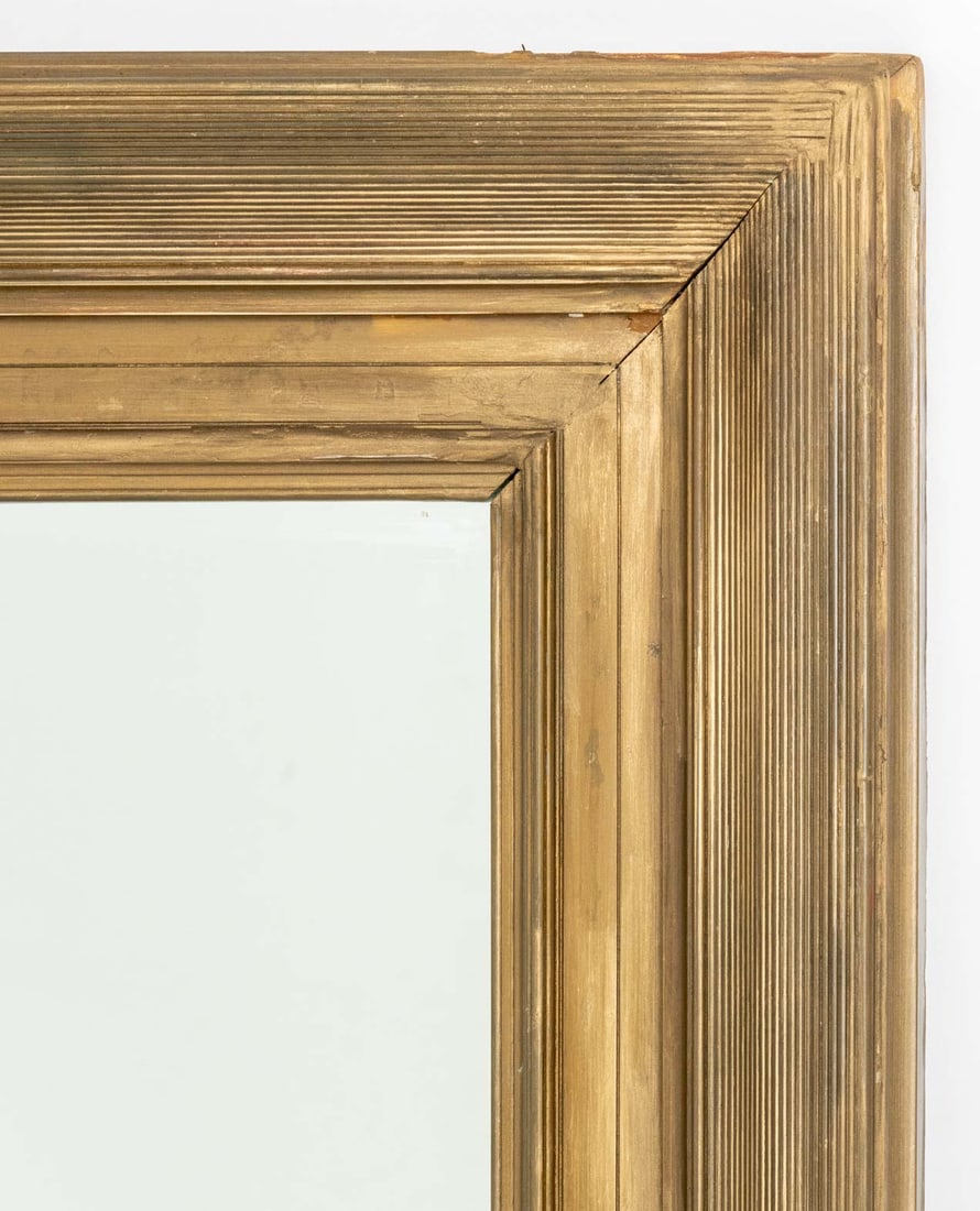 Neoclassical Giltwood Framed Large Mirror - 2
