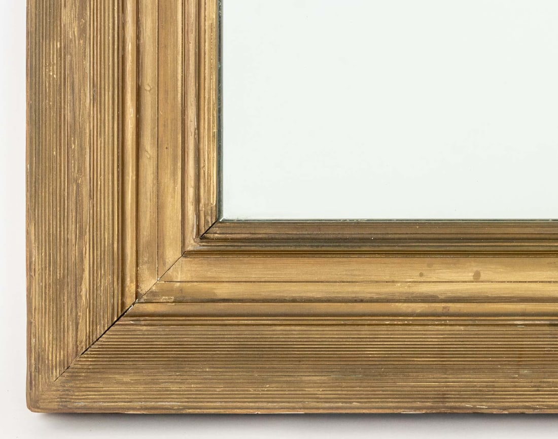 Neoclassical Giltwood Framed Large Mirror - 3