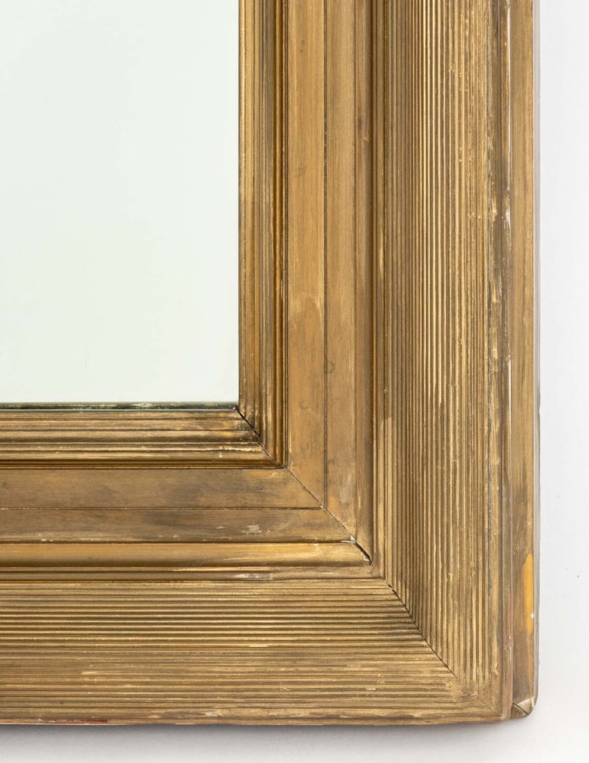 Neoclassical Giltwood Framed Large Mirror - 5