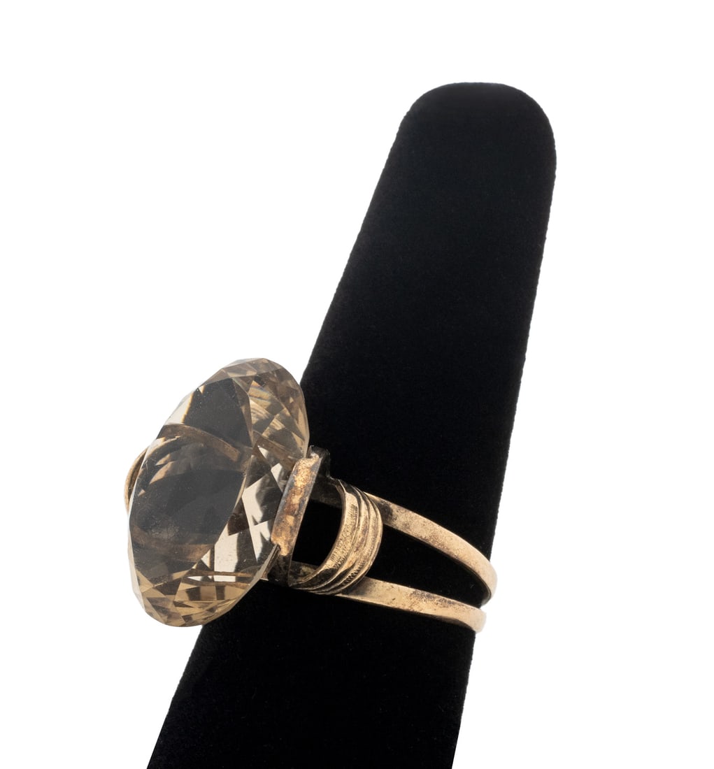 Vintage Yellow Gold Citrine Ring (1 of 8)