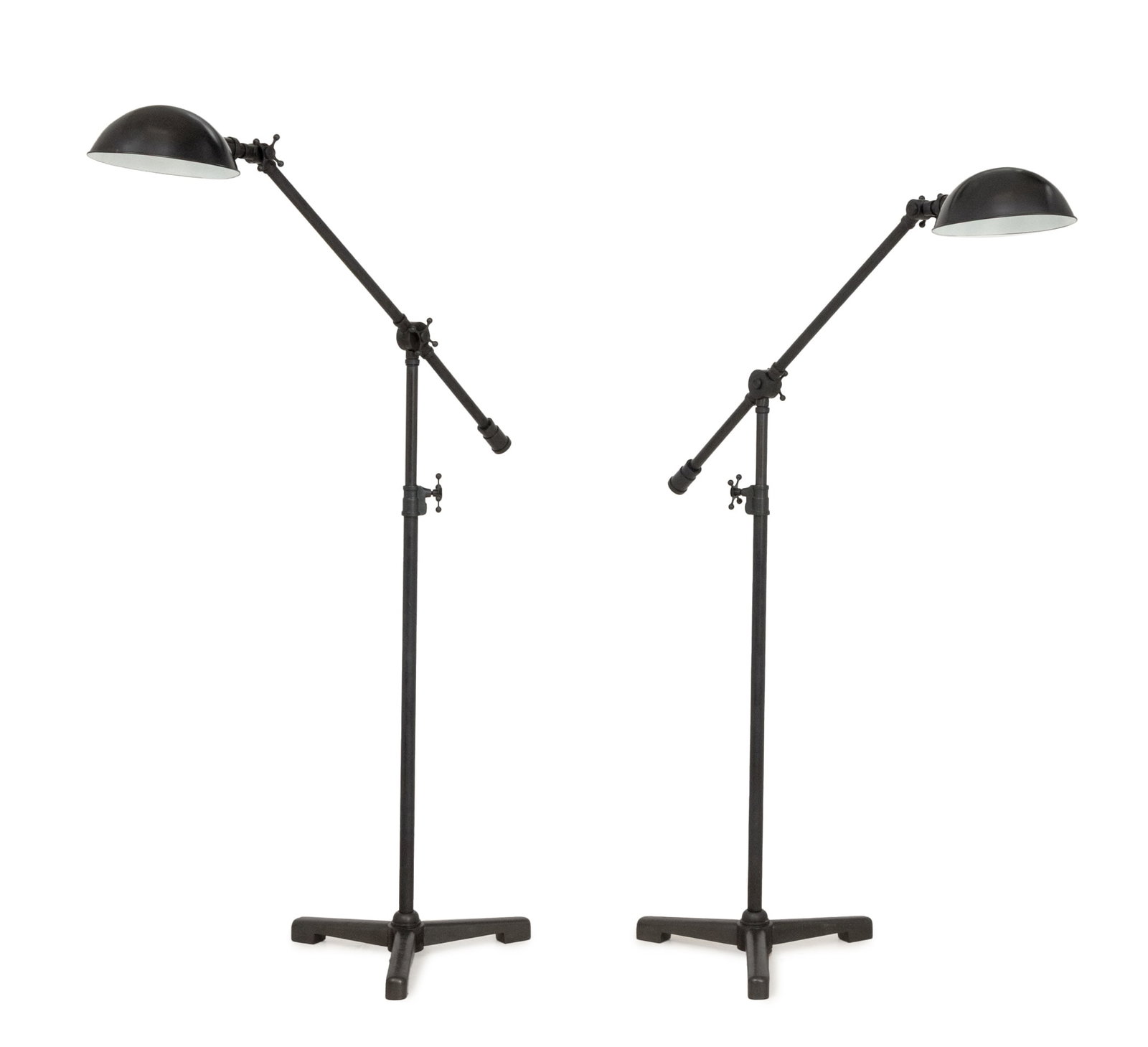 Restoration Hardware "Rowen" Floor Lamps, Pair (1 of 9)