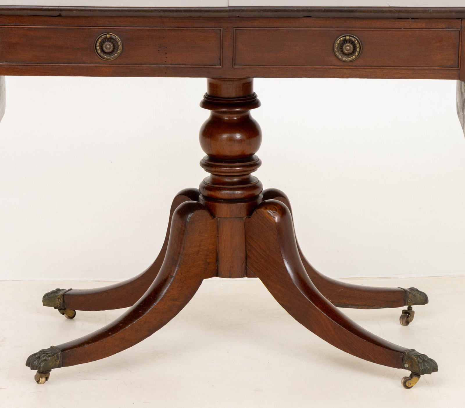 Regency Mahogany Drop Leaf Sofa Table - 3