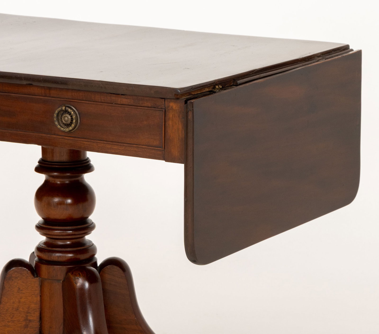 Regency Mahogany Drop Leaf Sofa Table - 4