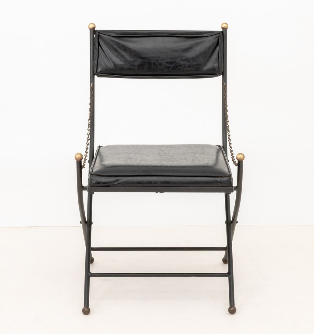 Maison Jansen Style Campaign Chairs, Pair - 6