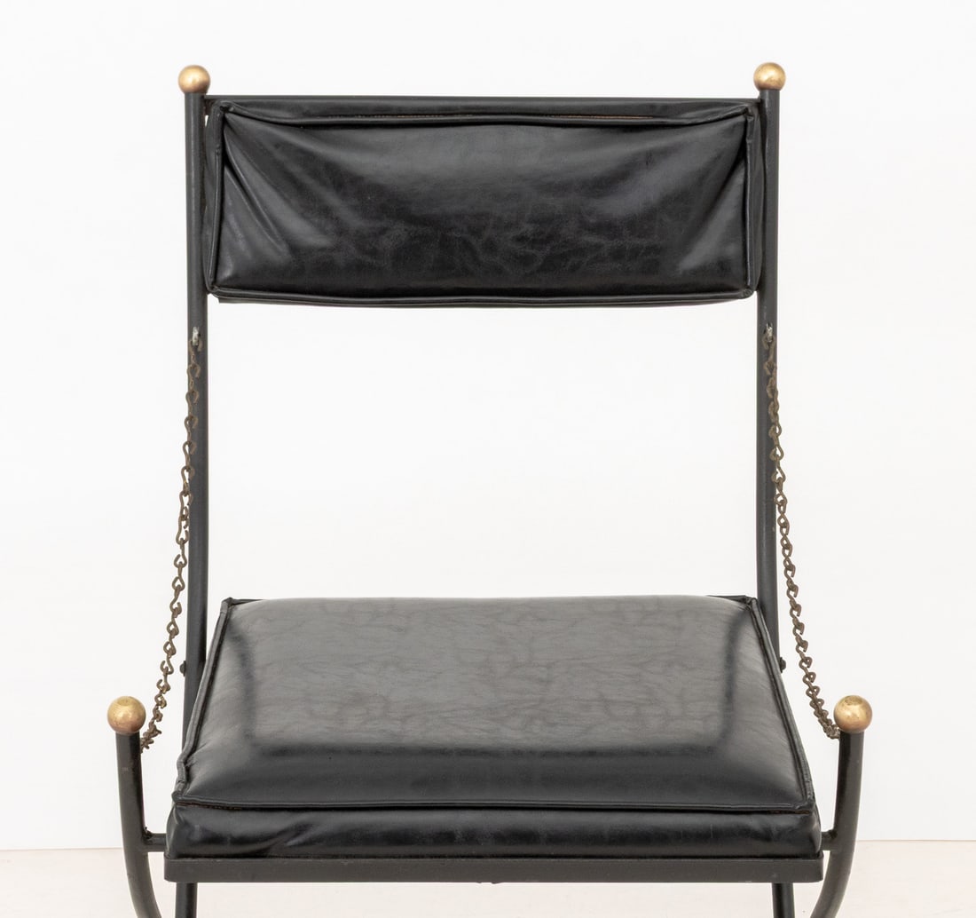 Maison Jansen Style Campaign Chairs, Pair - 7