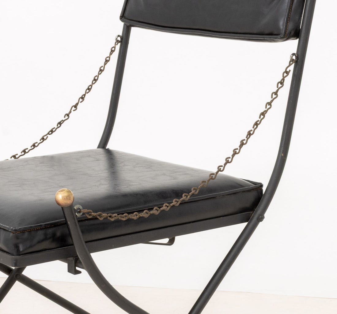 Maison Jansen Style Campaign Chairs, Pair - 9