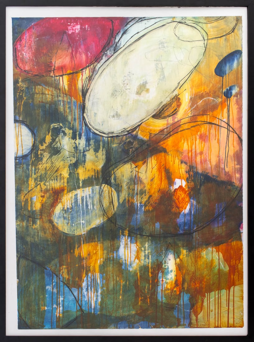 Lynda O'Connor Lyons "Rock Land" Mixed Media (1 of 7)