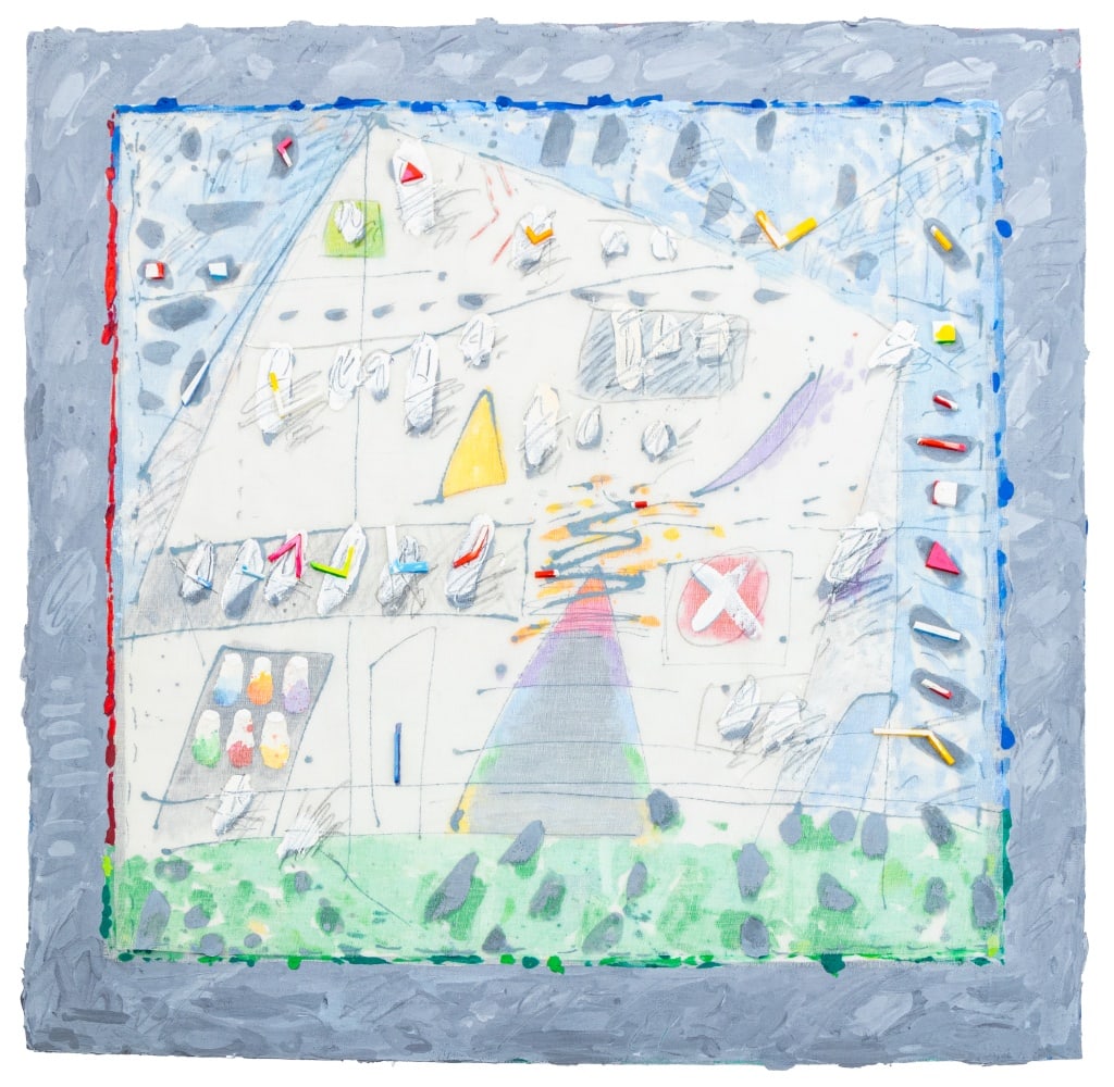 Elfi Schuselka "Pekabu II" Mixed Media, 1983 (1 of 7)