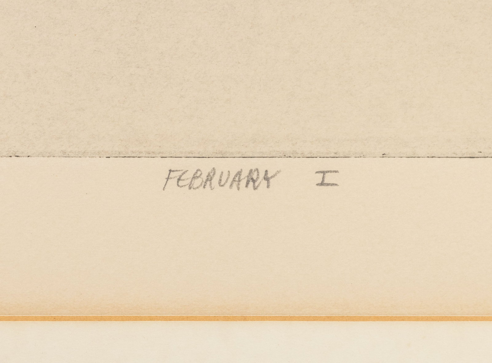 Peter Milton "February I" Etching, 1963 - 7
