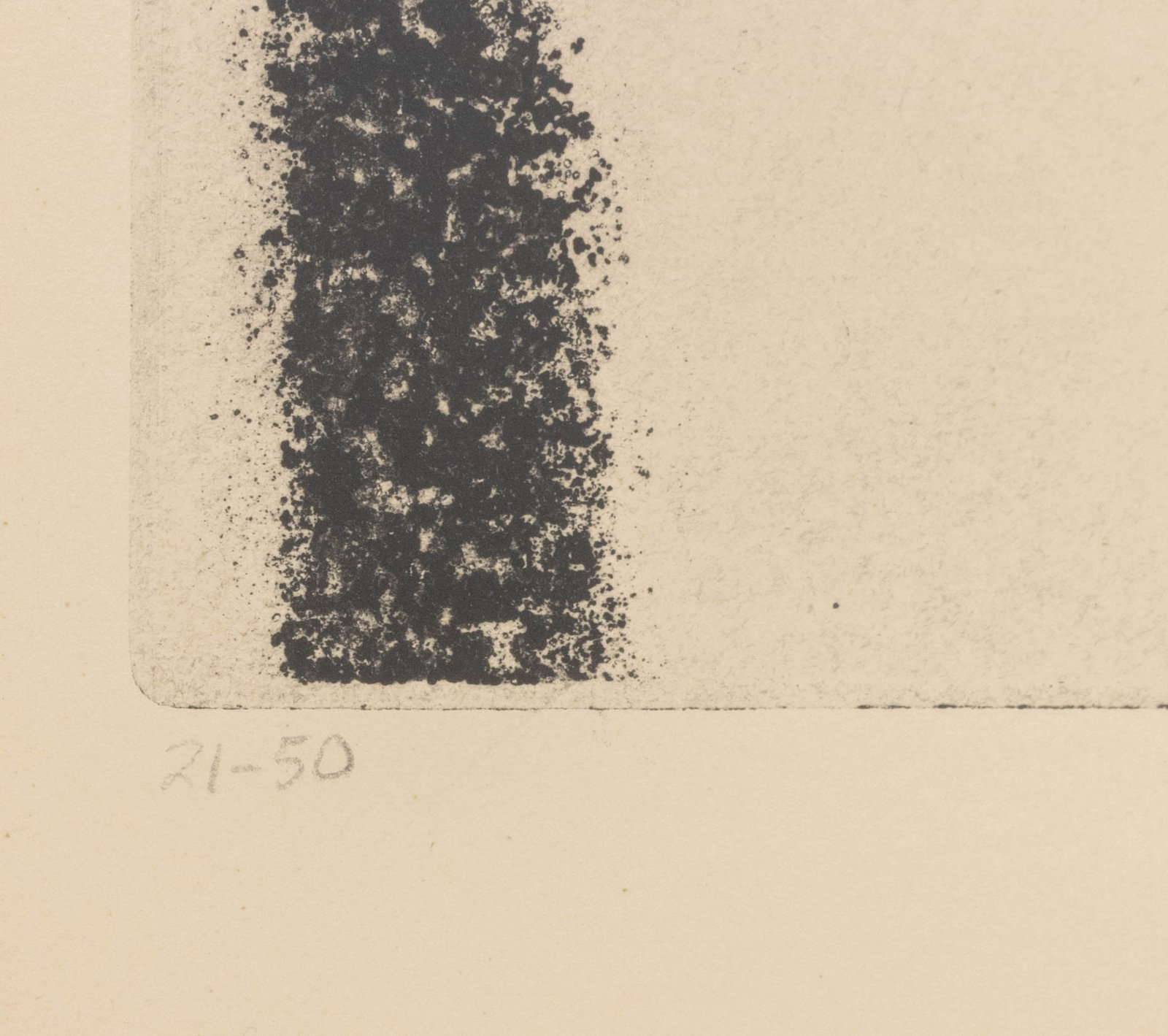 Peter Milton "February I" Etching, 1963 - 8