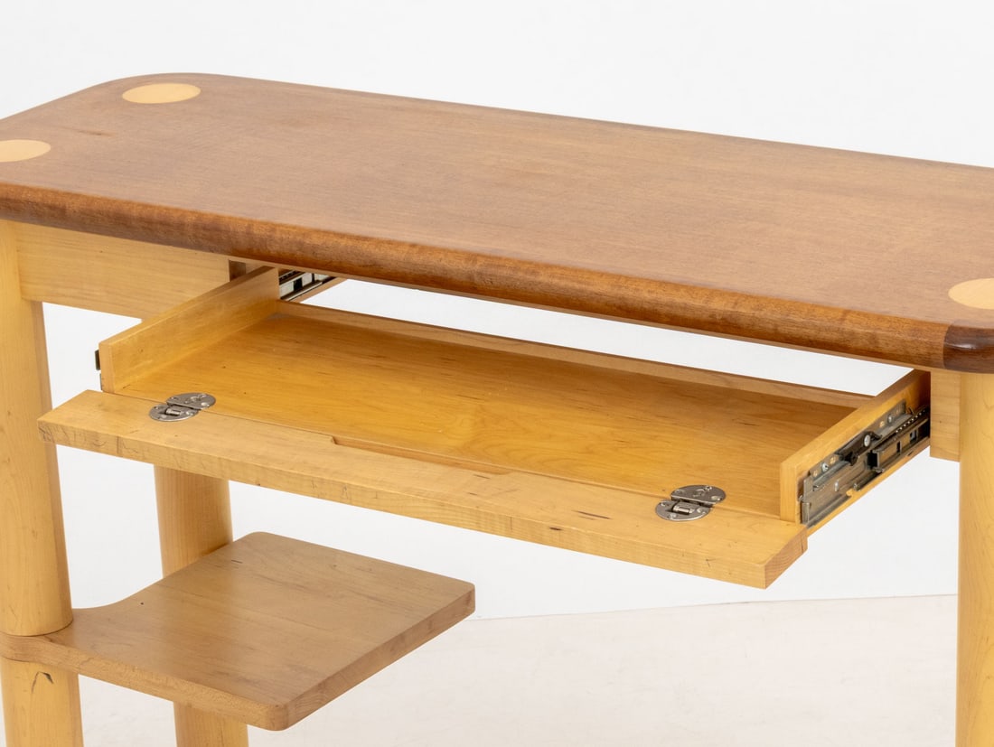 Modern Maple L-Shaped Desk - 13