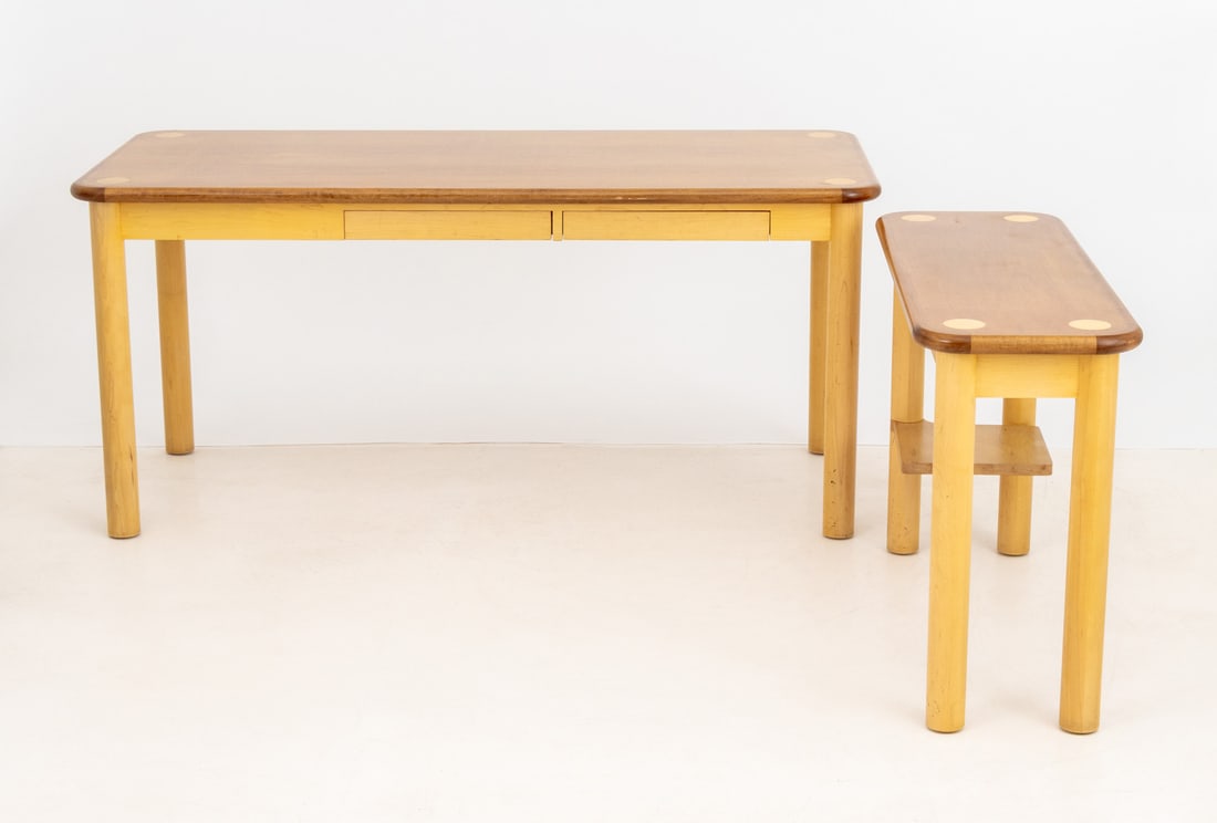 Modern Maple L-Shaped Desk - 3