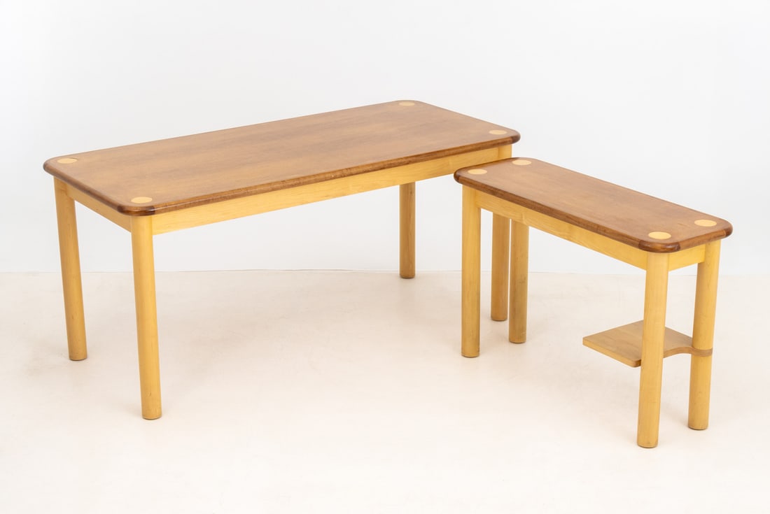 Modern Maple L-Shaped Desk - 9