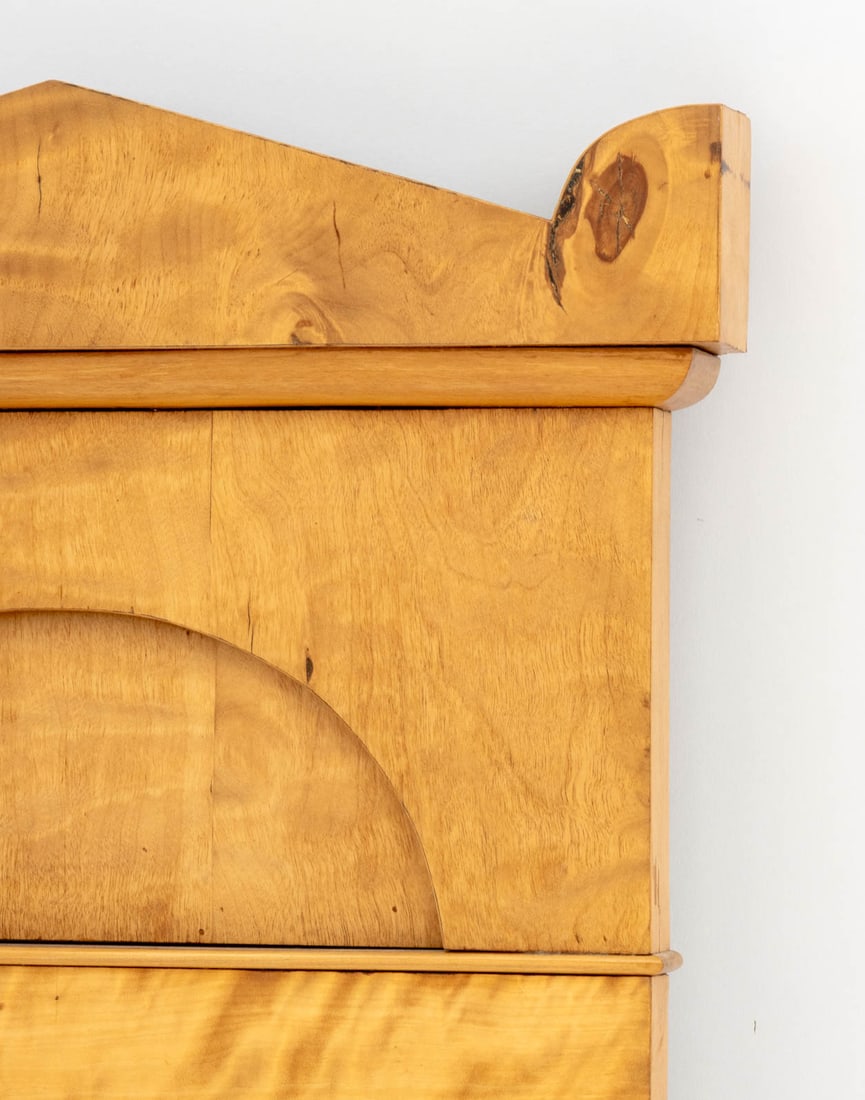 Biedermeier Style Maple Wall Mirror - 3