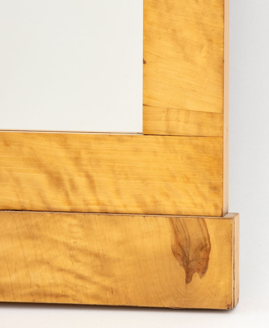 Biedermeier Style Maple Wall Mirror - 5