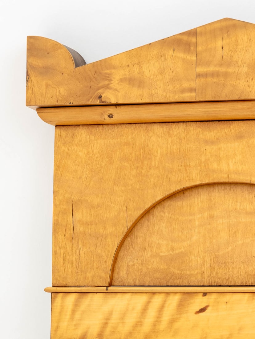 Biedermeier Style Maple Wall Mirror - 6