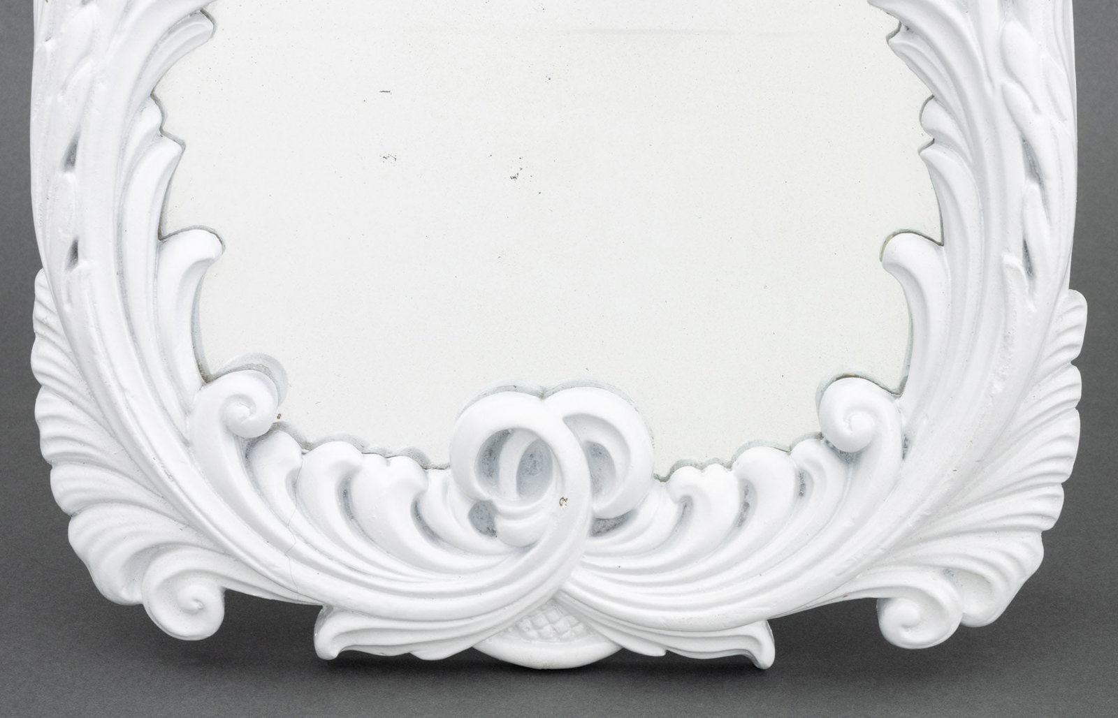 Serge Roche Style White Painted Wall Mirror - 2