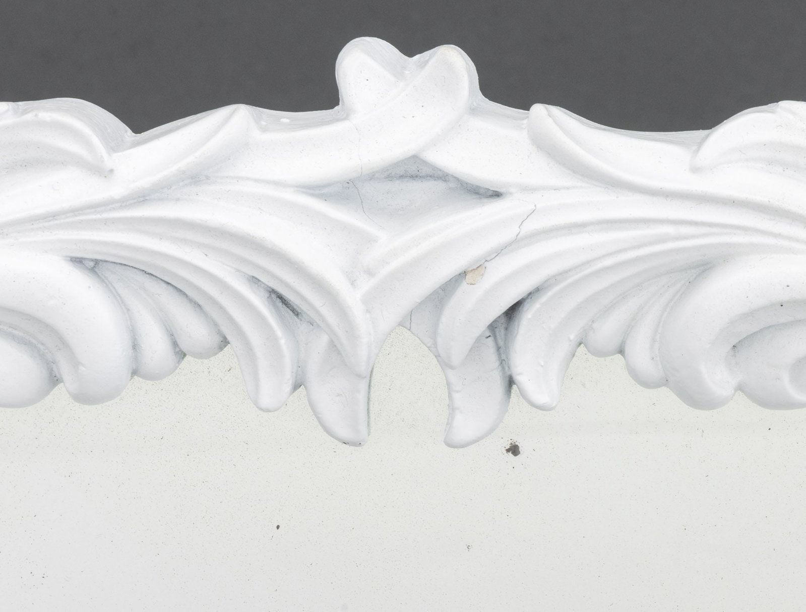 Serge Roche Style White Painted Wall Mirror - 4