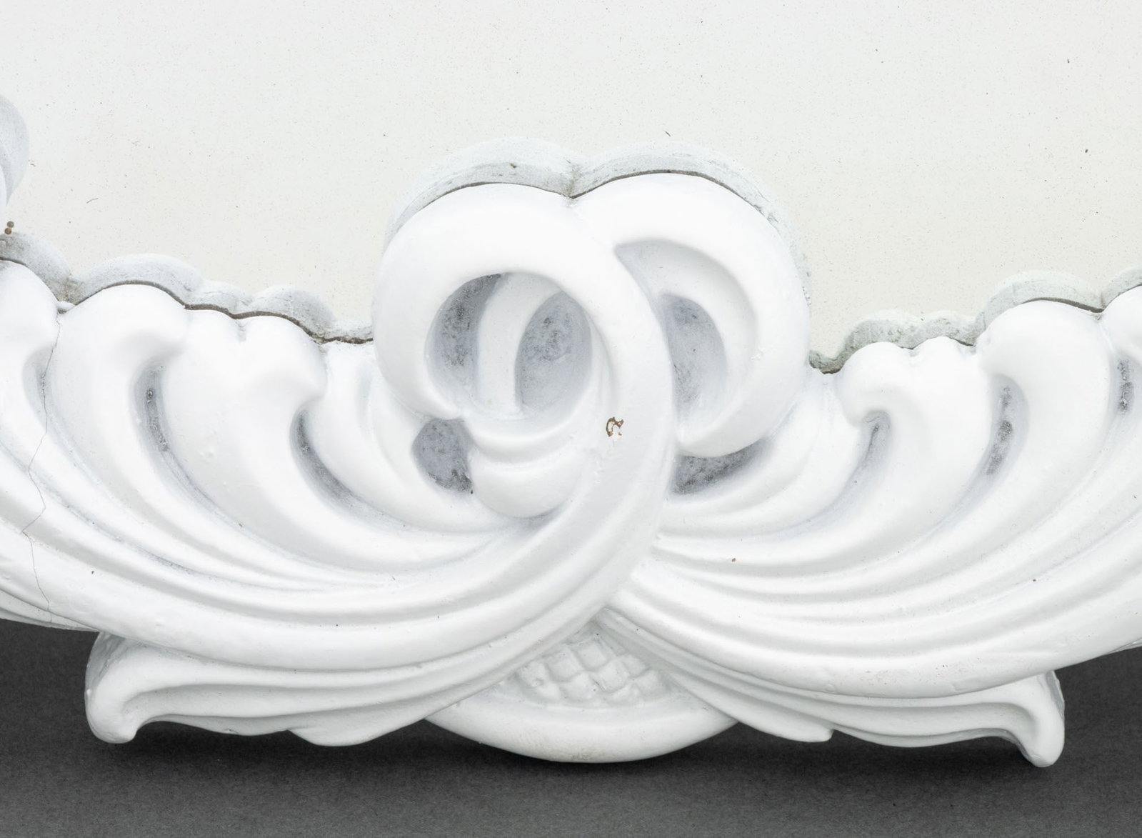 Serge Roche Style White Painted Wall Mirror - 5