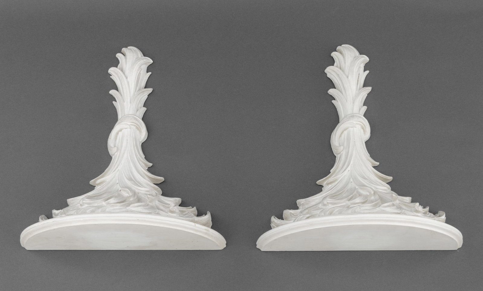Neoclassical Style Foliate Form Wall Brackets, Pr. - 7