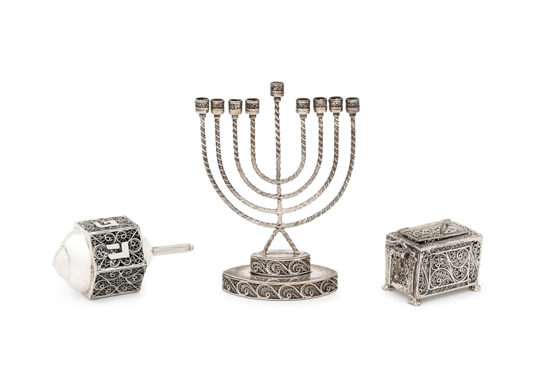 Judaica Sterling Silver Filigree Articles, 3 (1 of 16)
