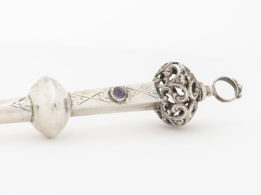 Russian Silver Yad Torah Pointer - 5