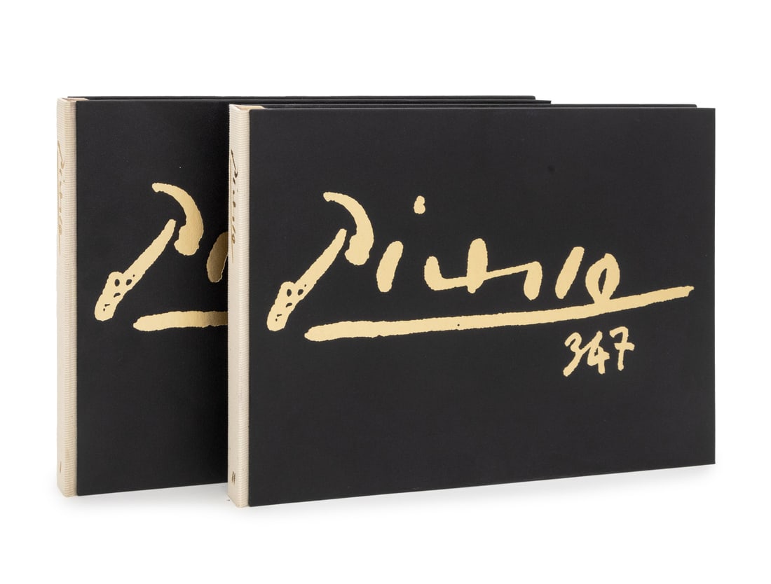 Pablo Picasso "Picasso 347", 1970: Picasso, Pablo, "Picasso 347 Volume I", New York: Random House/ Maecenas Press, 1970, First edition, in clamshell box. 12.5" x 17.5" W x 3.25" D. Provenance: From the Fifth Avenue Estate of a Distingu