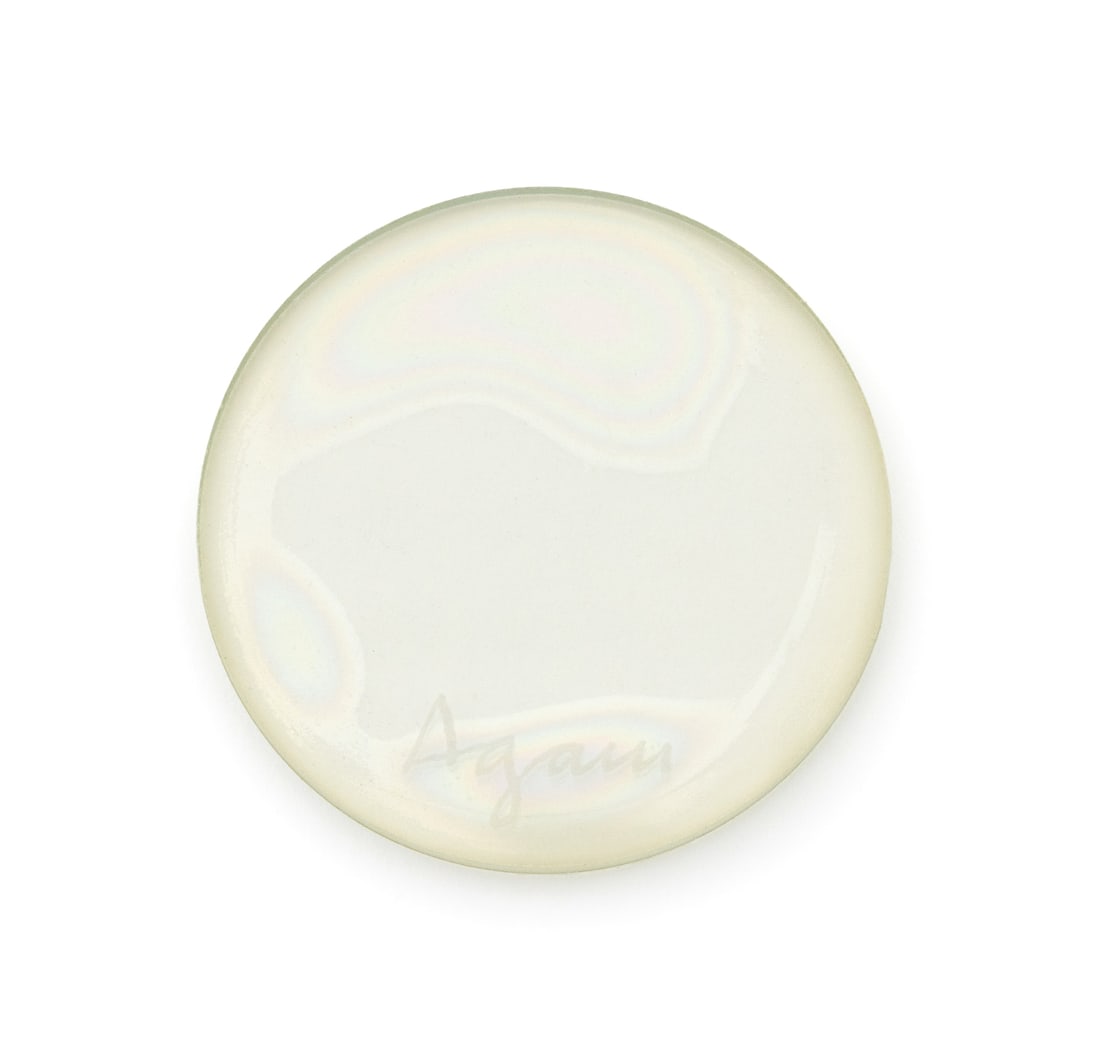 Yaacov Agam Iridescent Glass Disk Sculpture (1 of 10)