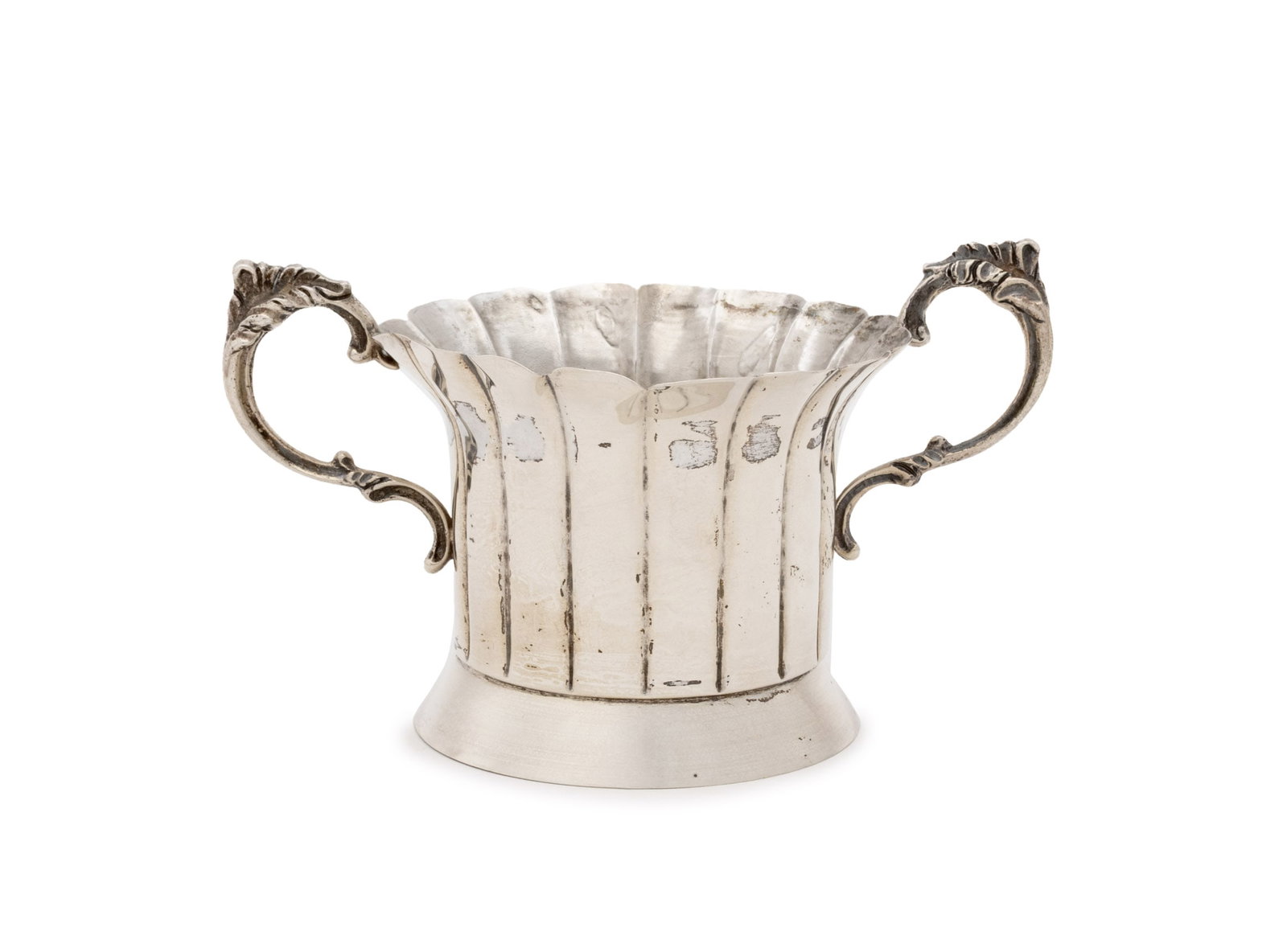 Mexican Sterling Silver Two-Handled Cup (1 of 9)