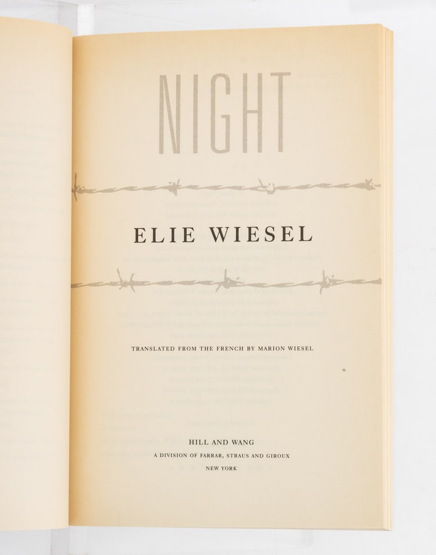 French, Etc. Elie Wiesel Books, 11 - 10