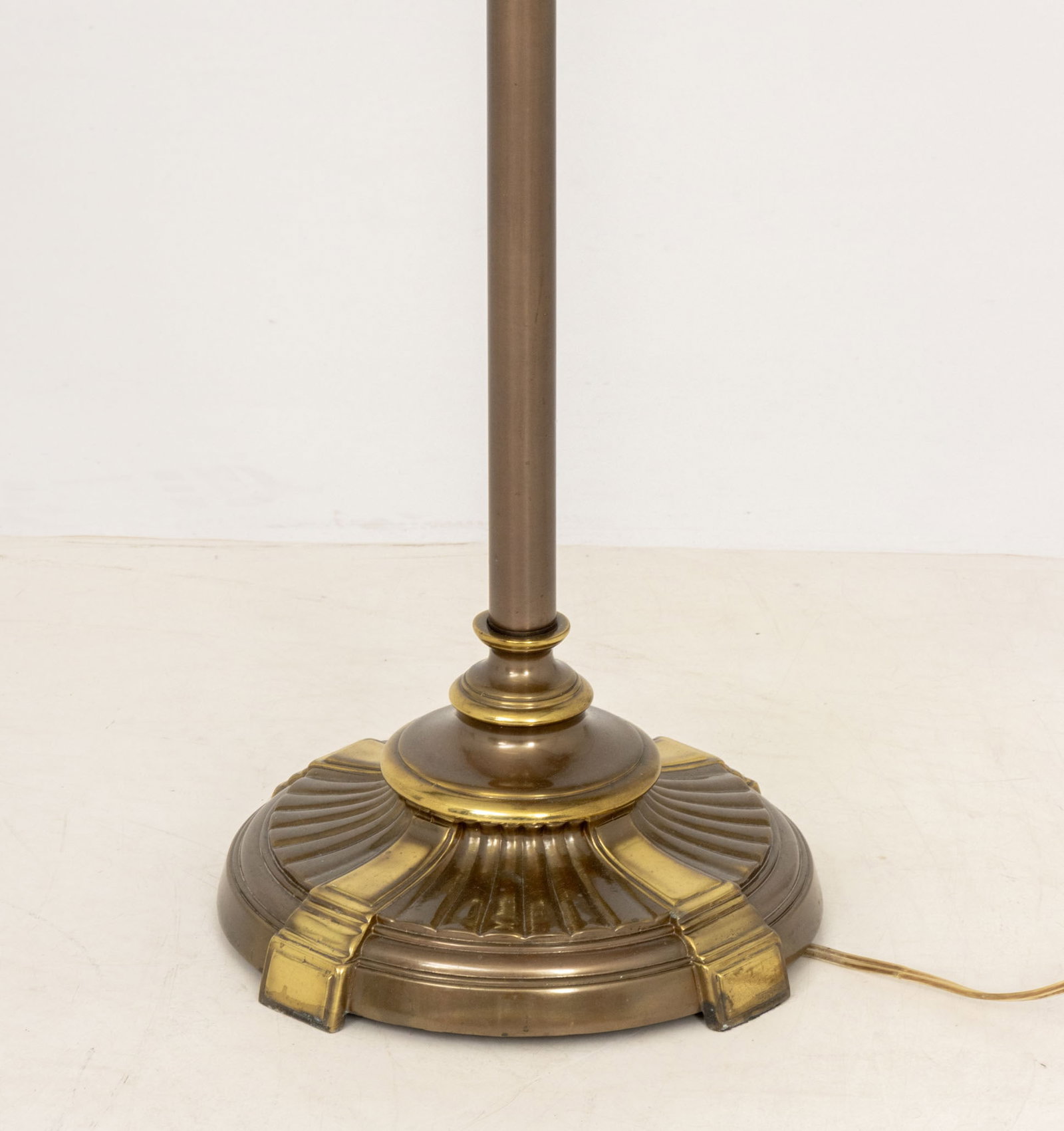 Art Deco Style Brass Swing Arm Floor Lamp - 2