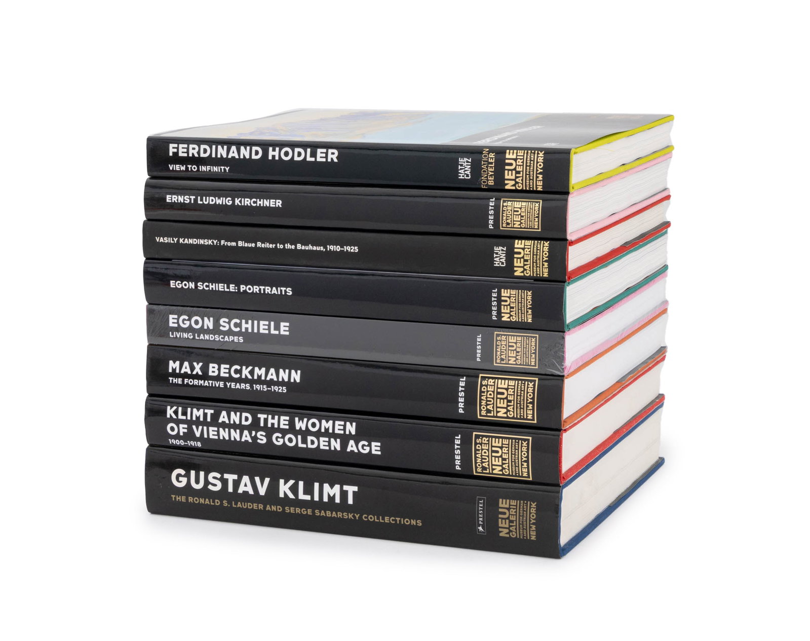 Neue Galerie Exhibition Books, 8: Collection of Eight Neue Galerie Exhibition Books, comprising: "Klimt and the Women of Vienna's Golden Age 1900-1918", ed.: Natter, Tobias G., "Gustav Klimt:: the Ronald S. Lauder and Serge Sabarsky C