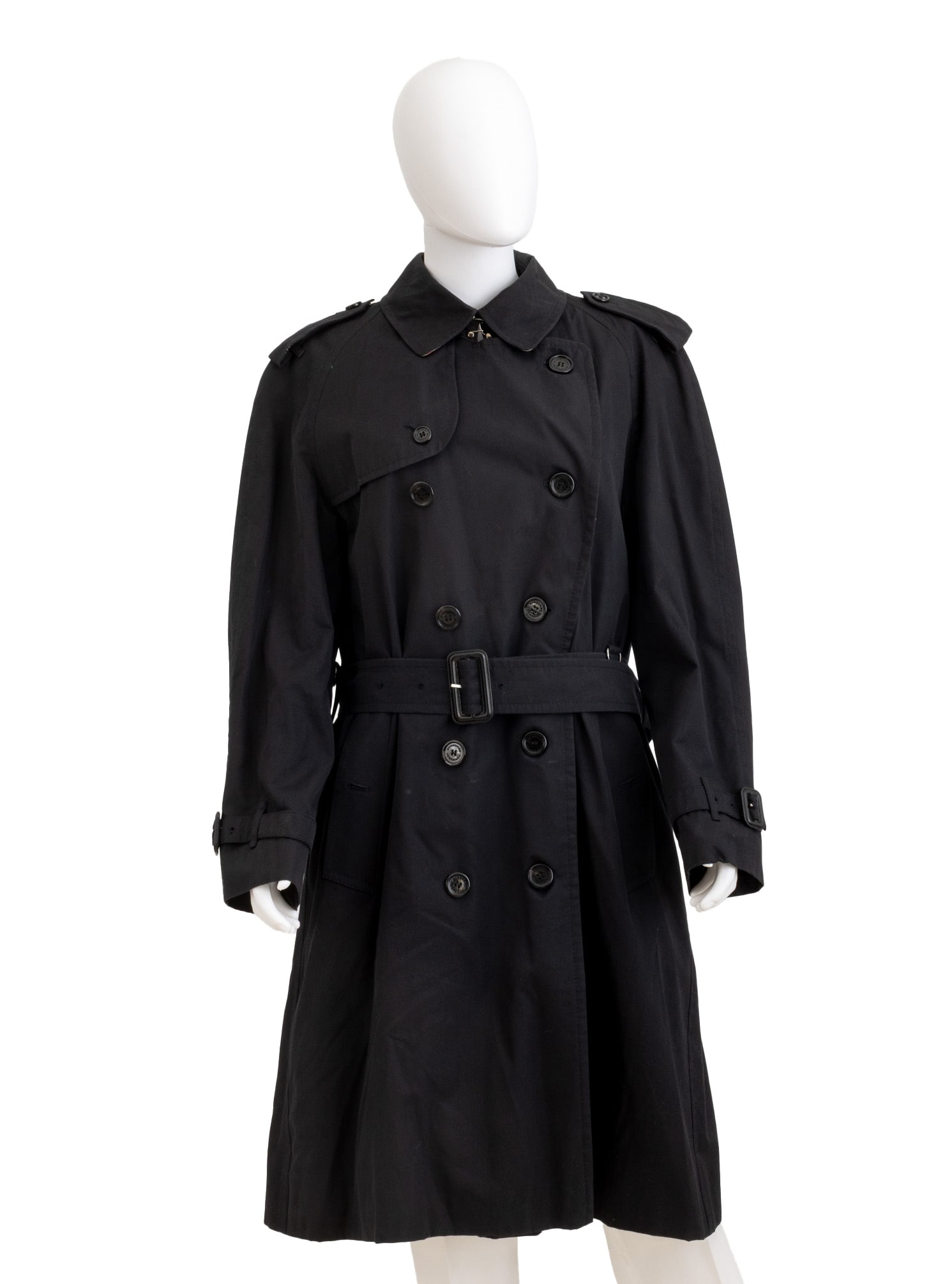 Burberry Navy Blue Men's Trench Coat (1 of 14)
