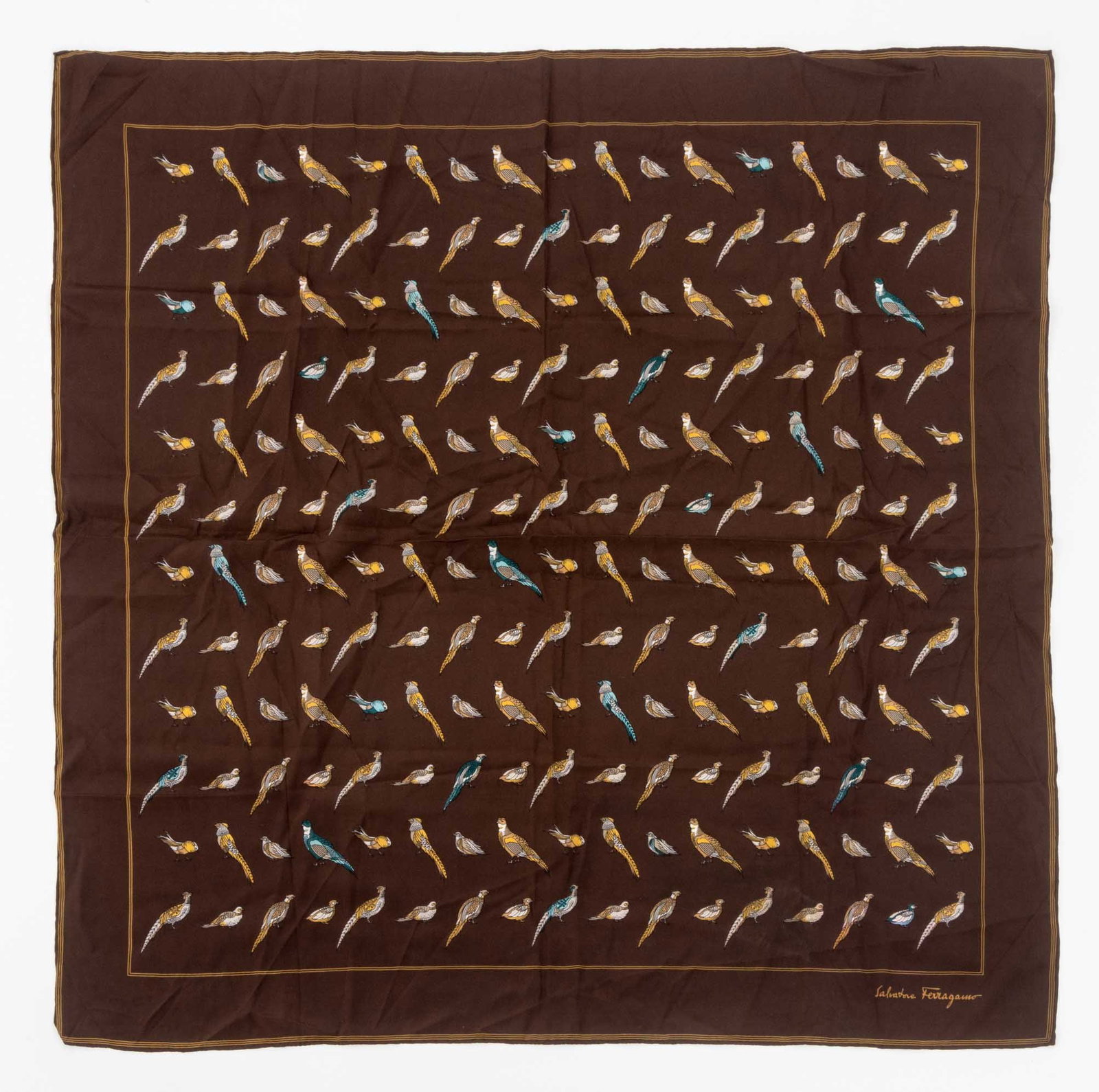 Salvatore Ferragamo, Etc. Designer Scarves, 8 - 8