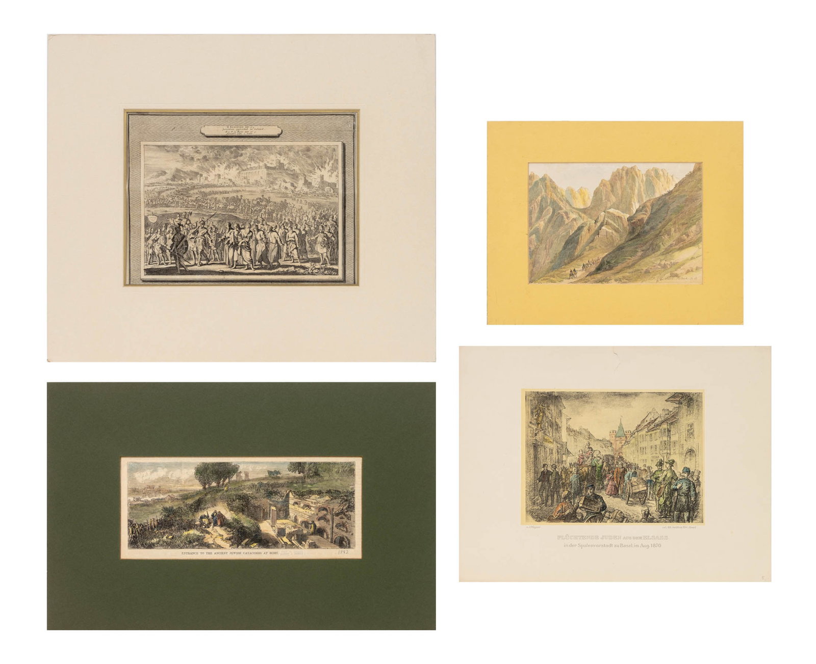 David Robert, Etc. Judaica Scene Lithographs, 4 (1 of 20)