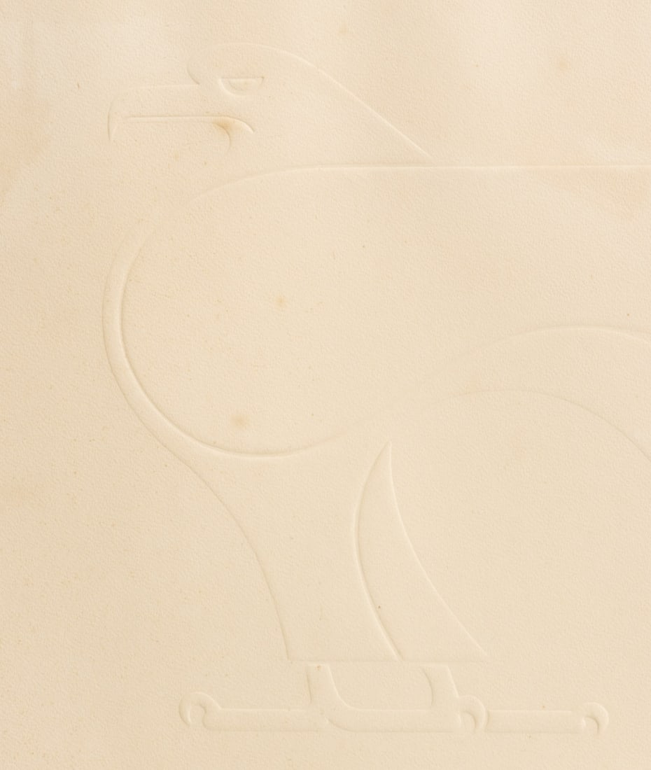 Omar Rayo Standing Eagle Embossed Print - 3