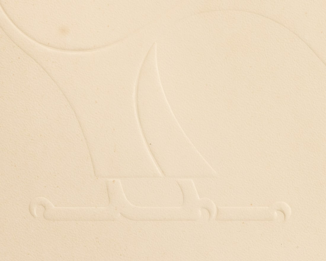 Omar Rayo Standing Eagle Embossed Print - 5