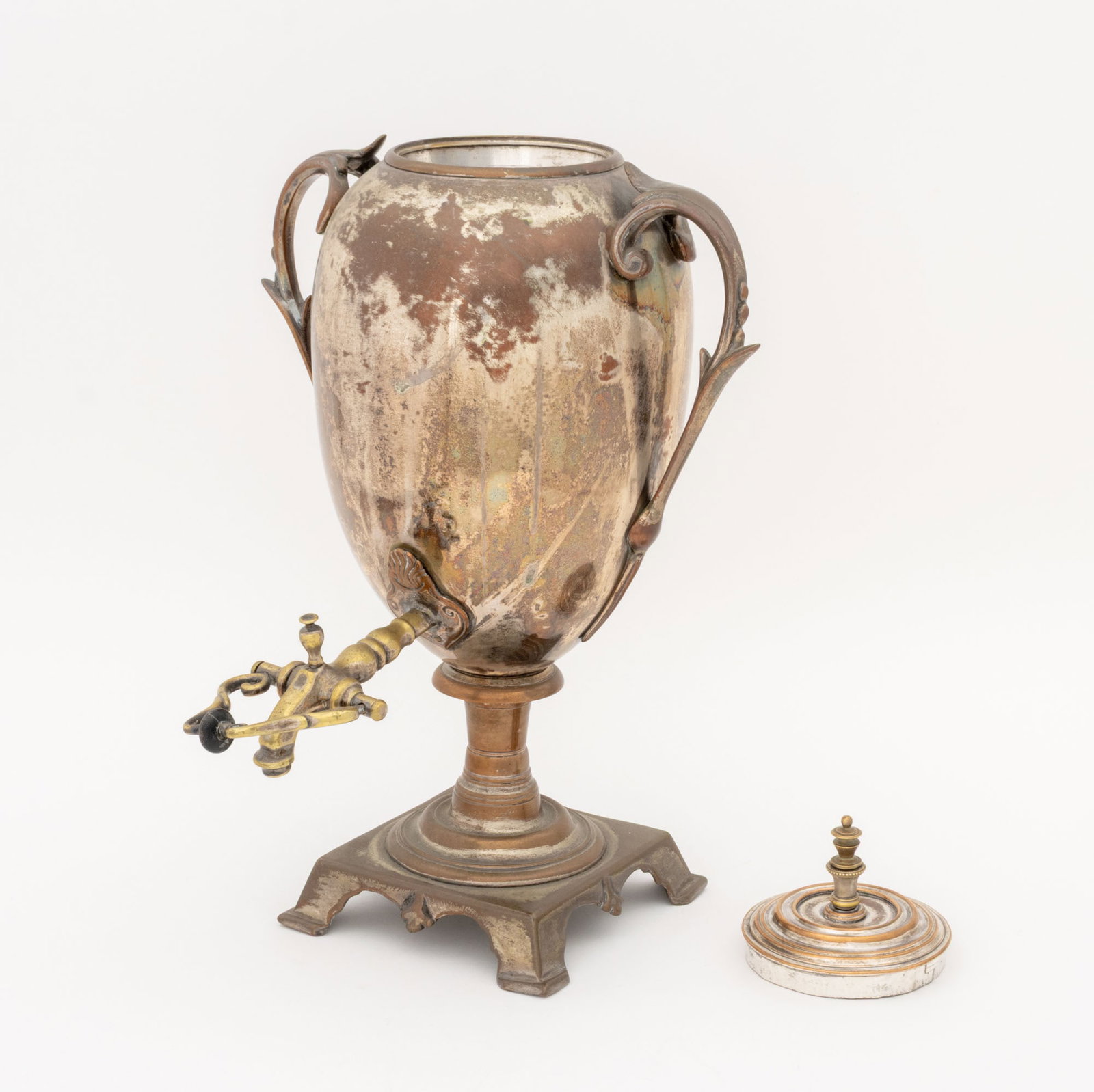 Victorian Silver Plate Coffee Urn - 3